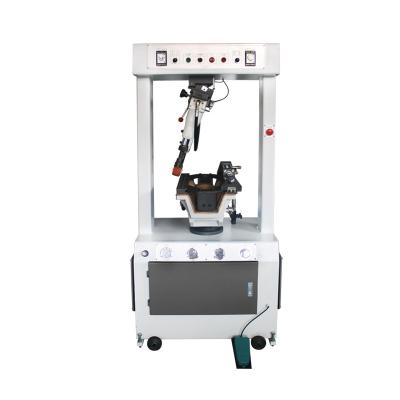 China JY-987D Single Airbag Wall Style Hydraulic Shoe Sole Fixing Press Machine Airbag Tying Machine for sale