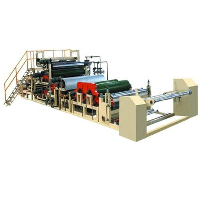 China PVC Leather Banner CLOTHING Textile Fabric Glue Laminating Machine For Sale for sale