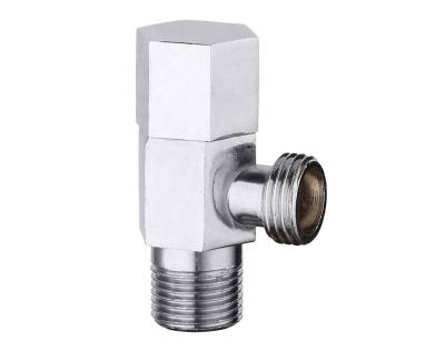 China General Factory direct sale Commercial or Residential Solder forging Heavy Duty Brass Chrome Plated Connector Angle Valve for water for sale