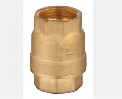 China General Industrial Plumbing forging Full Port Adaptor Heavy Duty Brass Spring Check Valve for oil water for sale