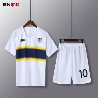 China Youth Adults Comfortable Sportswear Kits Football Jersey Uniform Soccer Wear Custom for sale