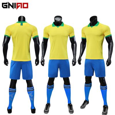 China 2019-2020 Custom Sublimation Football Shirt Comfortable Thai Quality Manufacturer Soccer Jersey With Collar for sale