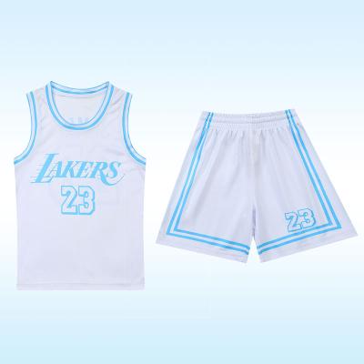 China Breathable Economic Breathable Kids Basketball Training Competition Popular Sports Suitized for sale