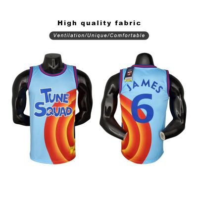 China Custom Antibacterial Basketball Shirts Youth Basketball Warm-up Shirts Team Basketball Tank Top for sale