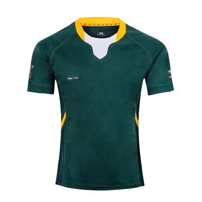 China 2019 World Cup South Africa Comfortable Sportswear Rugby Jersey for sale