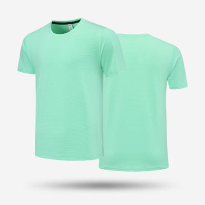 China New Casual Men's Breathable Sports Clothes Fitness Gym Wear Simple Tee T-shirt Gym Shirt Bamboo Fitted Custom Made Men for sale