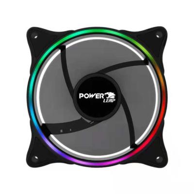 China Computer Case Chassis Fan 120X120X25mm RGB Fan RGB Light Effect Silent Synchronous Cooling for sale