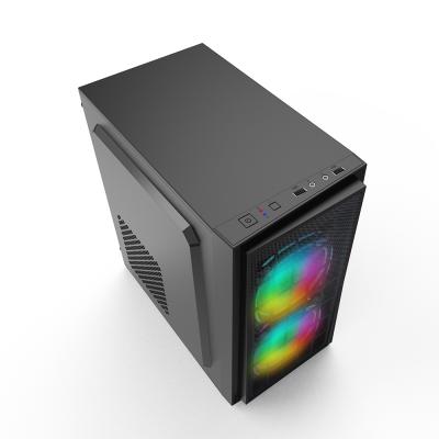 China With Wholesale Brand New Hot Selling Transparent Micro Fan Case Computer Case Gaming Computer Case for sale