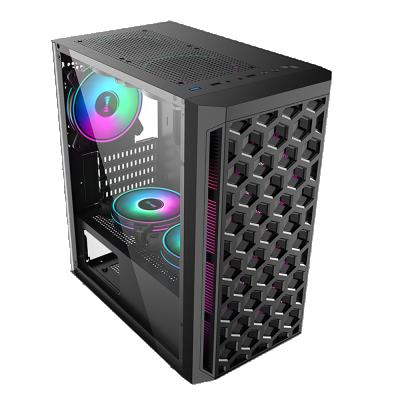 China With Fan Factory Directly Manufacture Micro Computer Case ATX Gaming PC Case for sale