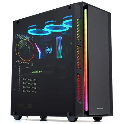 China With Fan Most Popular High Quality CPU Case ATX Computer Gaming Desktop PC Gaming Case and Towers Fan Cabinet for sale