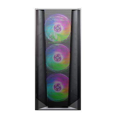 China With Fan DIY Custom Acrylic Panel With LCD Fan Computer Vertical Single Desktop Computer for sale