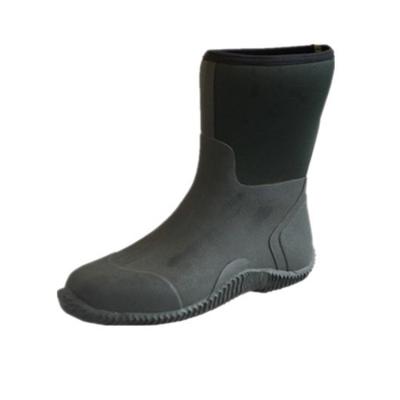 China Rubber Mens Shorts Waterproof Farm Wellies Neoprene Boots for sale