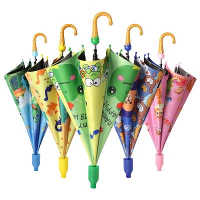 China Children's Fashion Cartoon Kids Automatic Umbrella Waterproof Ultralight Cute Umbrella for sale