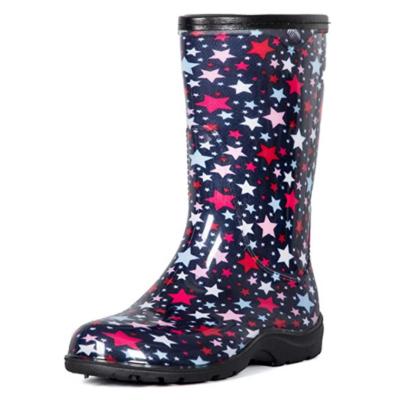 China Waterproof Rubber Rain Boots Waterproof Lightweight Rain Boots For Women Comfortable Shoes for sale