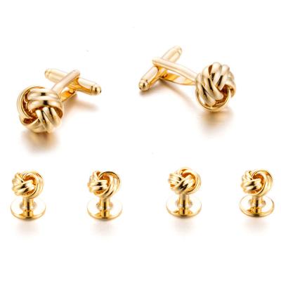 China Loungewear Knot Cufflink Studs Tuxedo Set for sale