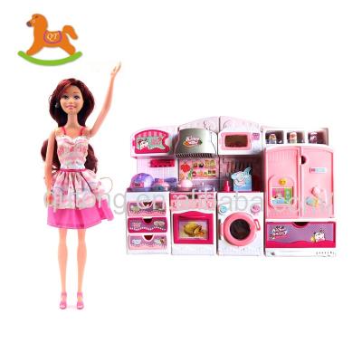 China Cartoon Toy 11.5inch Fashion Doll Girls Kitchen Set Molly Girl Doll for sale