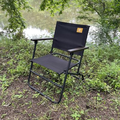 China Home Party Chair Alu.Folding Chair Alu.Folding Wanderer Chair Picnic Party Railing Armrest Portable Foldable Outdoor Indoor Outdoor Simple Wood Colony Winter And Holiday for sale