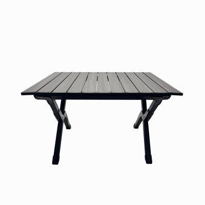 China Nature Aluminum exterior. Foldable Camping Roll Table, Portable Kitchen Picnic BBQ Table, Egg Roll Camping Table for sale