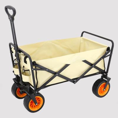 China Camping Wagon Outdoor Collapsible Folding  Cart,Heavy Duty Garden Outdoor Beach Wagon with All Terrain Wheels, for Camping Fishing Sports for sale