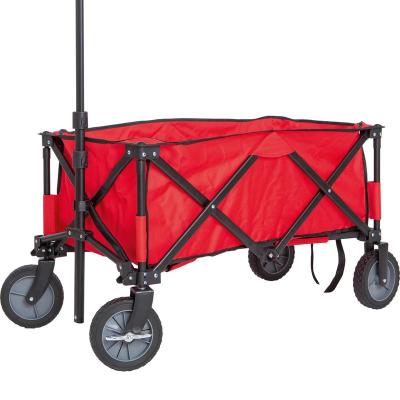 China Camping Fishing Beach Outdoor Wagon Utility Folding Wagon  Cart  Sand Beach ,7 inch Wheels Camping Trolley Outdoor Wagons Trolley Cart for sale