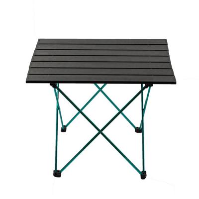 China Asian Outdoor Camping Portable Aluminum Roll Top Table  with Carry Bag.Folding Aluminium Picnic Table for sale