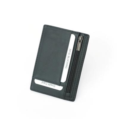 China Portable Small Pattern Portable Men Wallet RFID Leather Card Holder For Airtag Card Holder for sale