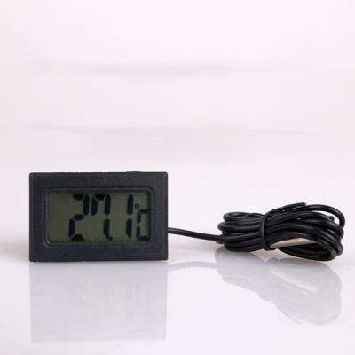 China Mini LCD Digital Thermometer Hygrometer Indoor Outdoor Indoor Fridge Tester Temperature Meter Detector TPM-10 for sale