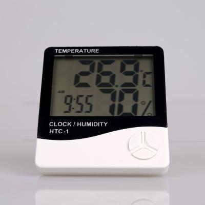 China Widely Wireless Humidity Tester Indoor Outdoor Thermometer Hygrometer Hygrometer Weather Station Temperature Probe Clock Alarm for sale