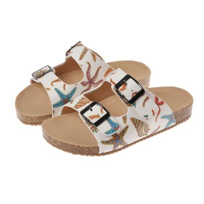 China High Quality Designer Sale Kids Flat Summer Hot Summer Open-Toed Sandals Beach Flat Shoes For Girls for sale