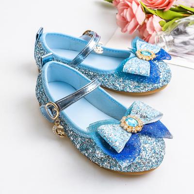 China Lovely Princess Design Anti-Slippery Hot Selling Bling Party Wedding Evening Children Kids Girl Shoes Te koop