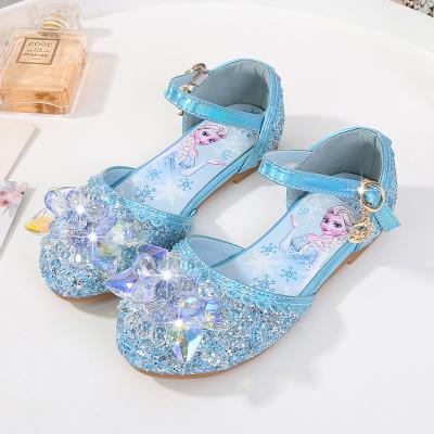 China Princess Shoes Children Girls Sequin Girls Zapatos Deodorization Princesa Para New Bow Diamond Little Girl Dacing Shoes Te koop