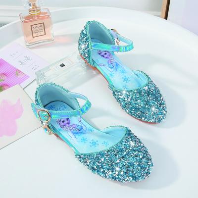 China ninasKids Princess Girls Sandals Sandalias Para Flat Heel Student Party Dance Shoes Years Summer Shiny Glitter Anti-slippery Kids Te koop