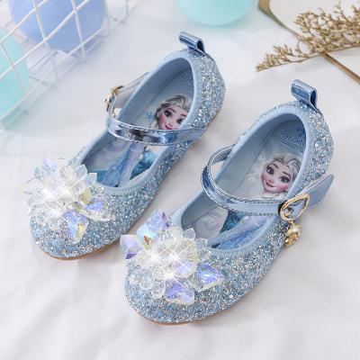 China Children's Anti-slippery Dance Princess Shoes Sandals Rhinestone Girls Autumn Children Bowknot Tassel Shoes Hot Spring Party Shoes for sale