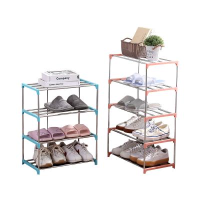 China Single Door Shoe Cabinet Shoe Rack Small Wall Space Saving Shoe Cabinet Convertible Corner Home Detachable Multi-Layer Storage for sale