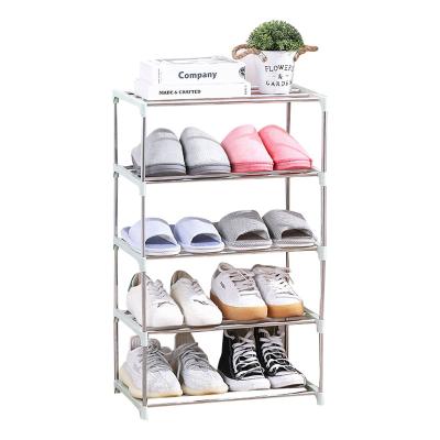 China Hot Selling Convertible Single Shoe Rack DIY Shoe Storage Rack Multifunctional Plastic Plastic Display Cabinet for sale