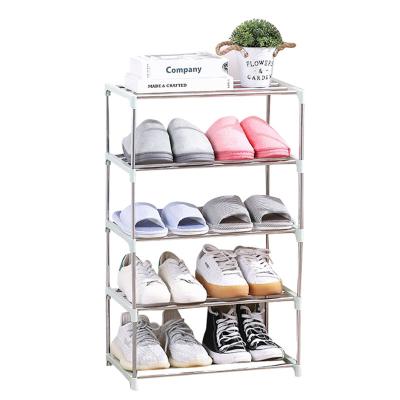 China 2022 New Convertible Living Room Furniture Metal Holder Shoe Rack Organizer Storage Shoes Rack for sale