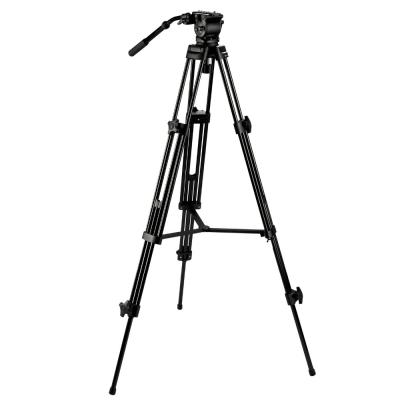 China WEIFENG 75mm aluminum professional video camera tripod with drag liquid head FC-270A for sale