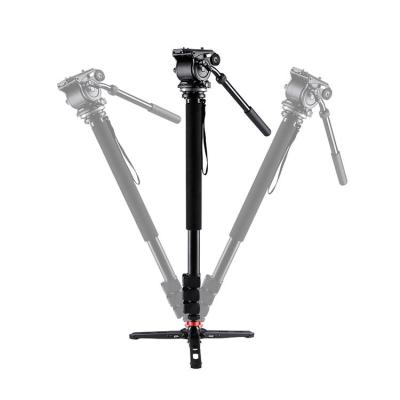 China Chinese hot sale professional aluminum camera stand dslr monopod flexible monopod tripod detachable for sale