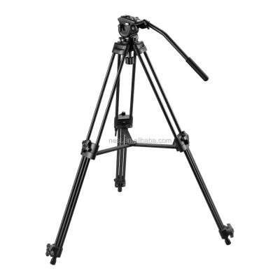 China Aluminum Wholesales Video Camera Aluminum Stand Studio Lift Plastic Rotation Tripod For Telescope for sale