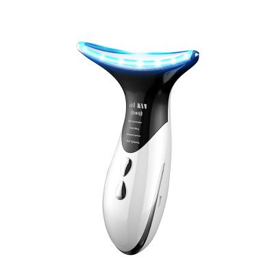 China Wrinkle Remover Portable Beauty Device Wrinkle Remove LED Face And Neck Massager Skin Care Machine Neck Lift Lift For Women for sale