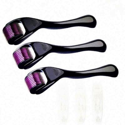 China Anti-Puffiness Micro Home Use Beauty Equipment Needle Derma Roller Ice Face Beard Roller for sale