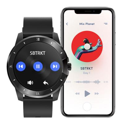 China MX12 Touch Screen 1.3 Inch Round Touch Screen Music Smart Watch Call Answer Reminder Android BT Phone Call Smartwatch for sale