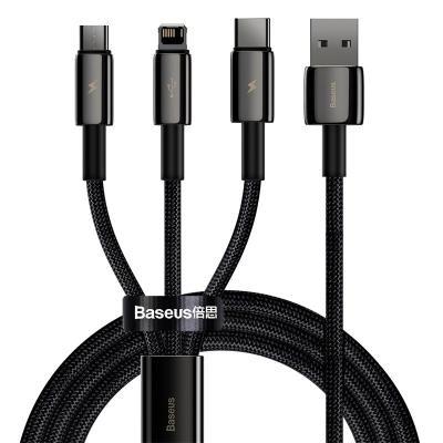 China Multi Function 3 In 1 Type C Cable To USB 3.0 A Phone Charger Cable Fast Charging Cord Data Line for sale