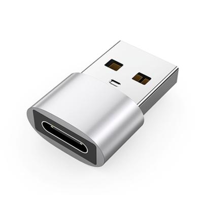 China UniversalÂ   USB 2.0 Type-C Female Connector Converter Adapter Type C To USB Standard Charging Data Transfer Hub for sale