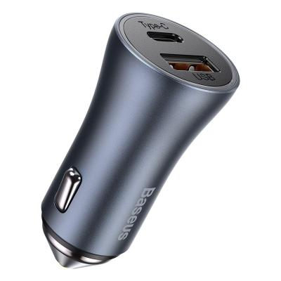 China Dual Fast Charger USB C Car Charger, Super Fast Car Charger, Qc3.0 Type C Multi Ports Car Charger Adapter For iPhone for sale