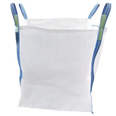 China Breathable Custom Bulk Bag 1 Ton Jumbo Fibc Big Bag Super Bag Logo Jumbo-Tasche Factory Direct Sale Daffle Buffalo With Valve for sale