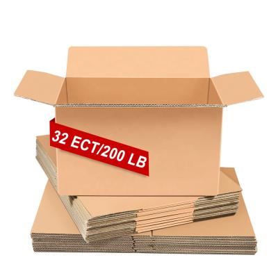 China Recycled Christmas Kraft Paper Cardboard Box Custom Packaging Color Shipping Boxes Logo Corrugated Box Pappschachtel 32ECT Materials for sale