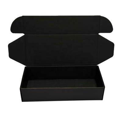 China 2021 Custom Materials Logo Luxury Gift Boxes Perfume Recycled Eco Friendly Packaging Black Paperboard Shipping Box for sale