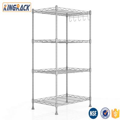 China Double Sided 3-6 Layers Wire Shelf Store In Supermarket Shelves for sale