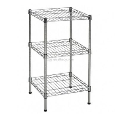 China Sustainable Wire Shelving Storage Kitchen Office Grid Bathroom Small Wire Shelving for sale